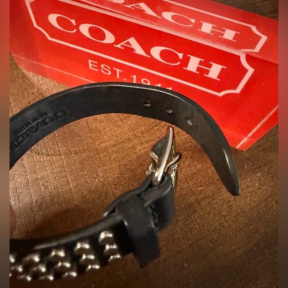 Coach Studded Leather Bracelet - Picture 5 of 10